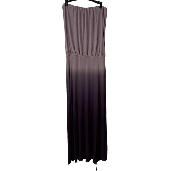 Young Fabulous & Broke Strapless NWTs Ombré Plum Purple Maxi Dress size medium - Picture 5 of 7